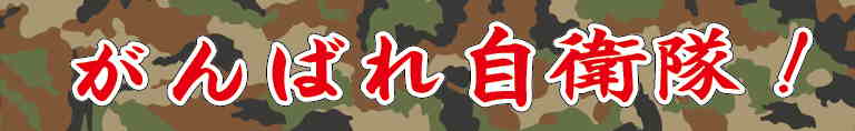 がんばれ自衛隊